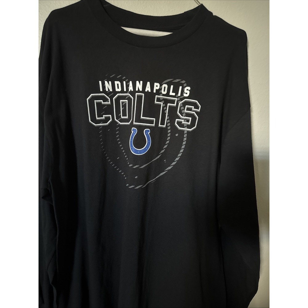 Indianapolis Colts NFL‎ team apparel black extra-large men's long sleeve